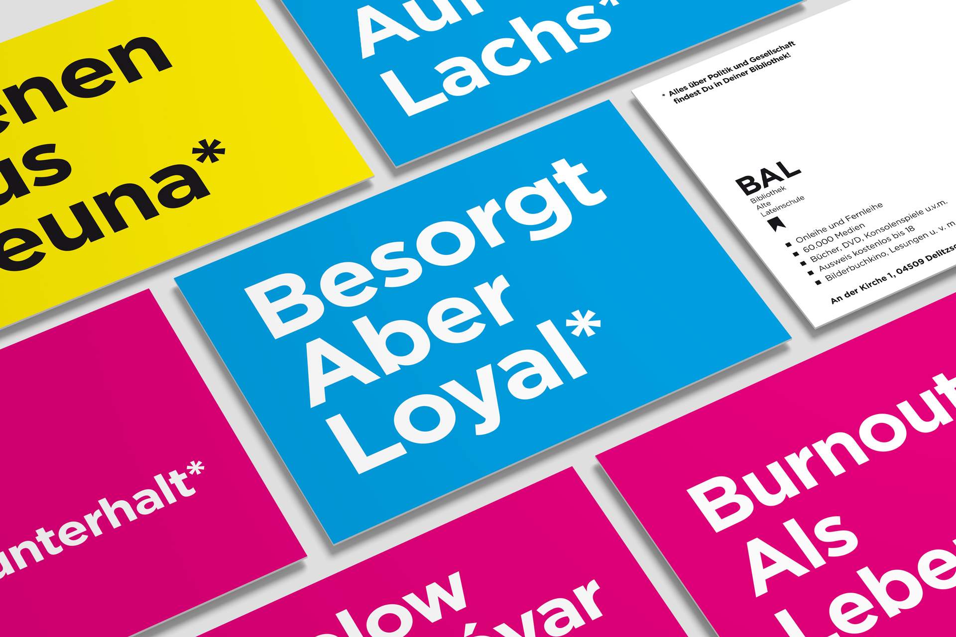 Corporate Design BAL Postkarten Print